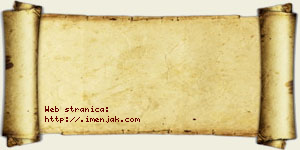 Dina Janjić vizit kartica